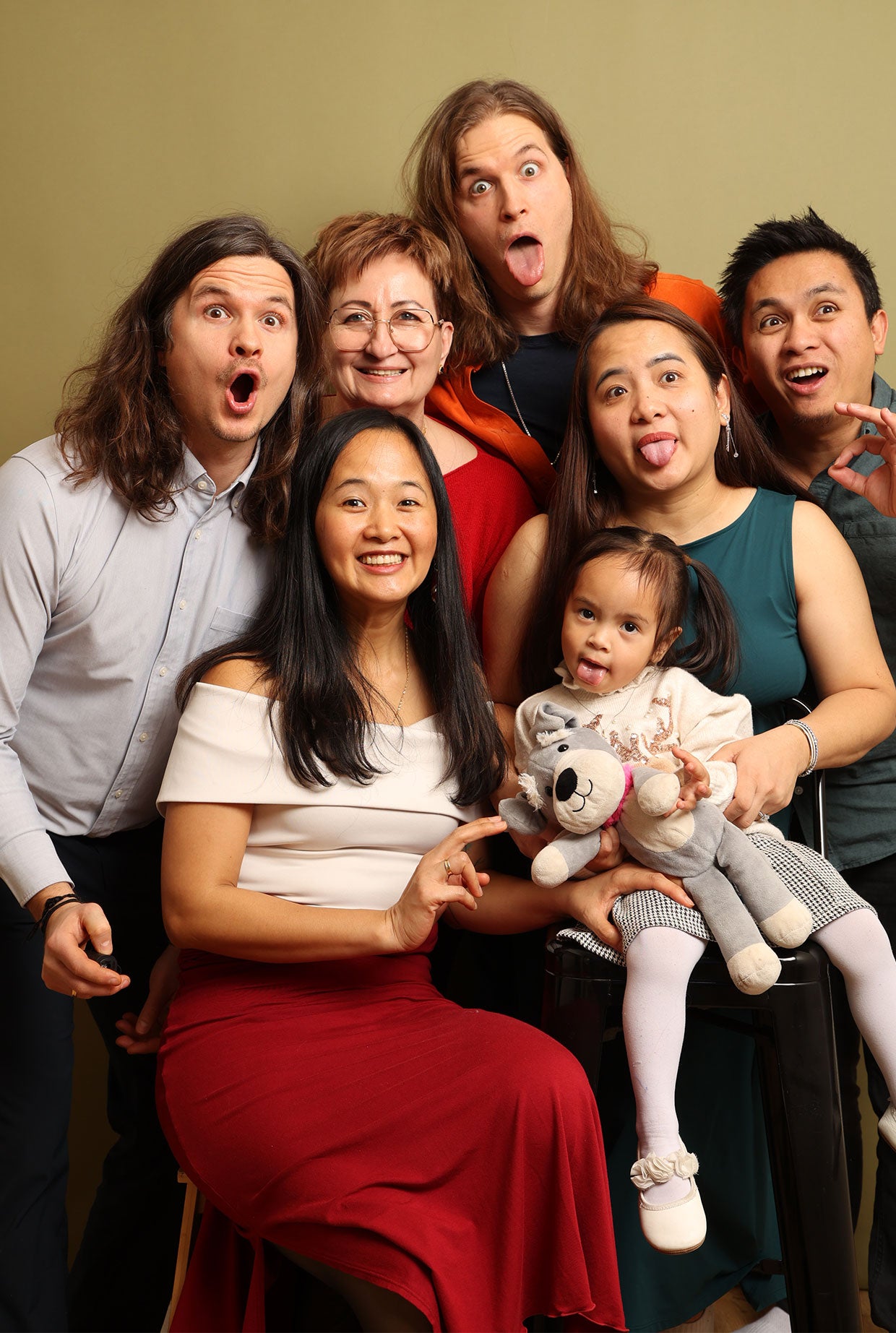 Familiefoto session hos Blitzbox Studio, Oslo