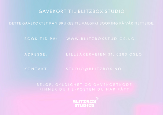 Blitzbox Studio Gavekort